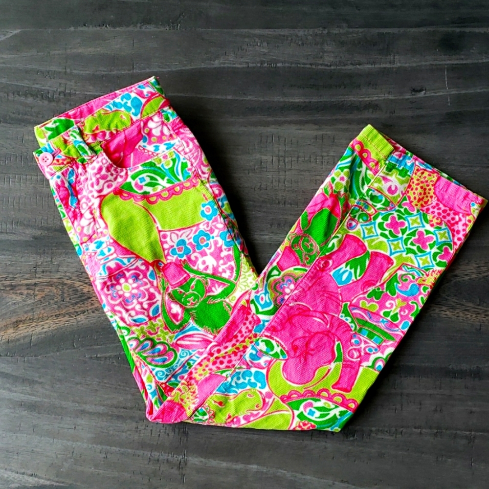 Lilly Pulitzer animal print cords